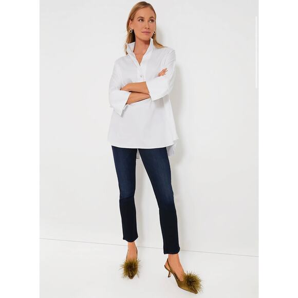 Tuckernuck White/Blanc Willow Blouse NWT size XXS - Picture 2 of 10